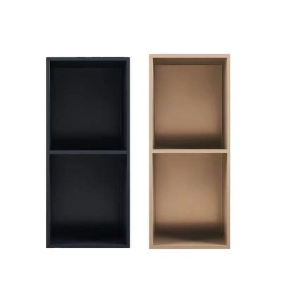 Bagno in acciaio inossidabile 304 Niche di doccia a parete con luci per ristrutturazione del bagno dell'hotel