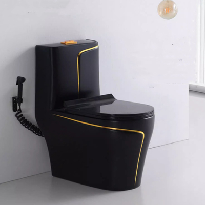 Bagno nero e dorato Matt S-Trap Bagno di vanità per il mercato di Foshan