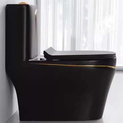 Bagno nero e dorato Matt S-Trap Bagno di vanità per il mercato di Foshan