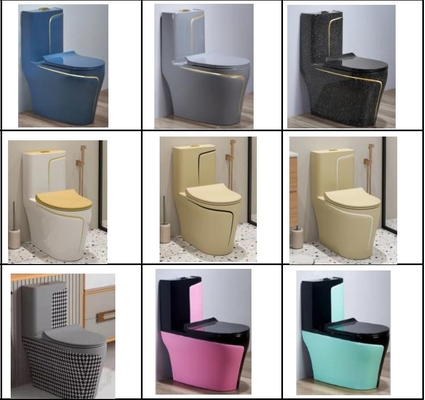Bagno nero e dorato Matt S-Trap Bagno di vanità per il mercato di Foshan