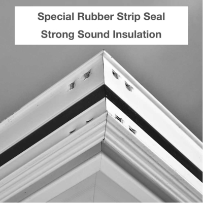 Hardware personalizzato con profilo in lega di alluminio per serratura di finestra scorrevole a stile aperto fisso