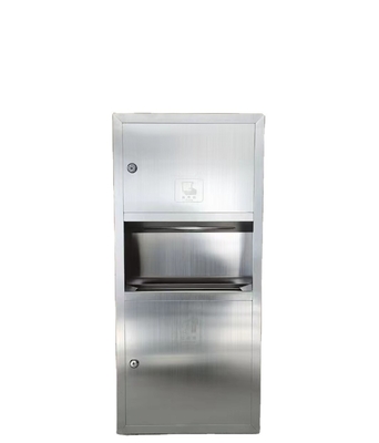 Niche in acciaio inossidabile per piastrelle quadrate doccia incorporata luce e porta carta igienica