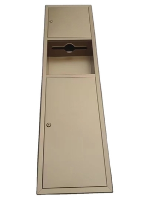 Niche in acciaio inossidabile per piastrelle quadrate doccia incorporata luce e porta carta igienica