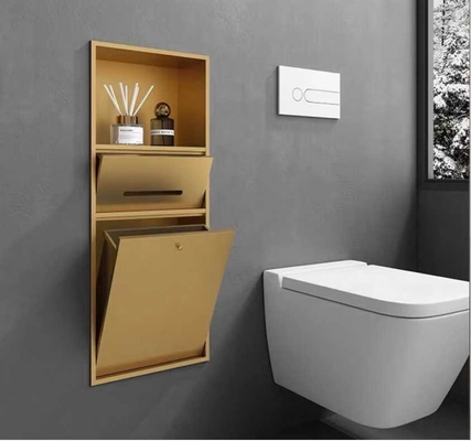Migliora il tuo bagno con una nicchia di doccia in acciaio inossidabile elegante e un design impermeabile