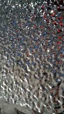 Disegno contemporaneo Super Duplex Acqua ondulata corrugata lamiera in acciaio inossidabile 1 kg
