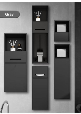 Tenete pulito e ordinato il bagno dell'hotel con una scatola di asciugamani in acciaio inossidabile 3 in 1