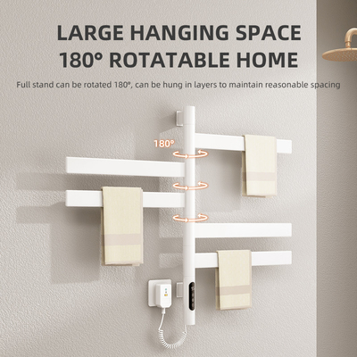 Finitura superficiale Acciaio inossidabile Caldaia asciugamani elettrici 500W per radiatore bagno