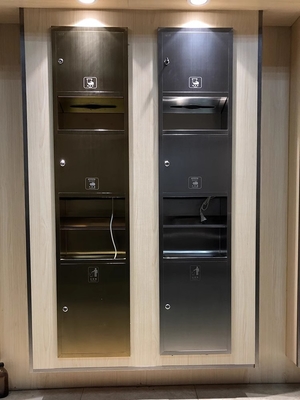 Pietra di quarzo artificiale doccia intagliata Niche di design moderno Hotel accessori da bagno