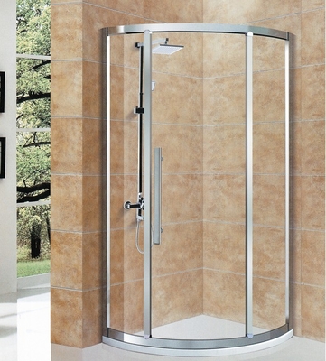 Accessori per le docce isolate con vassoio rotondo e stile aperto scorrevole