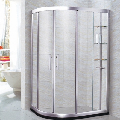 Elettroplacca In alluminio Conchiglie di telaio di vetro Porta di vetro per bagni per WC