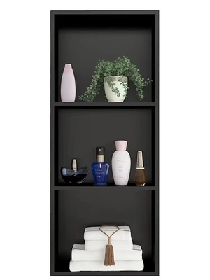 Hotel superficie spazzolata gunmetal nero Niche inserita nella parete per la stanza doccia 12 &quot;x 24