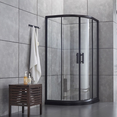 Bagno scorrevole con finitura spazzolata aggiunta moderna al bagno