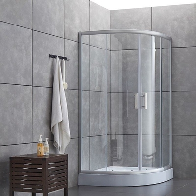Bagno scorrevole con finitura spazzolata aggiunta moderna al bagno