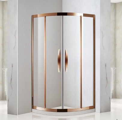 Bagno scorrevole con finitura spazzolata aggiunta moderna al bagno