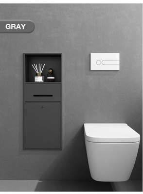 Bagno in acciaio inossidabile 304 Niche di doccia a parete con luci per ristrutturazione del bagno dell'hotel