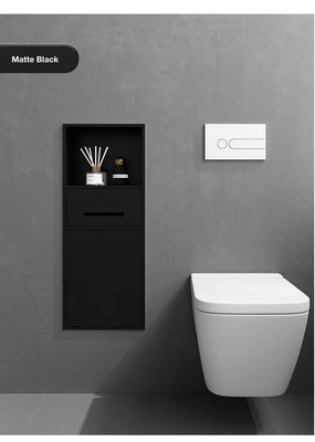 Bagno in acciaio inossidabile 304 Niche di doccia a parete con luci per ristrutturazione del bagno dell'hotel