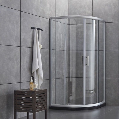 Inclosure per porte della doccia in acciaio inossidabile nero con design impermeabile