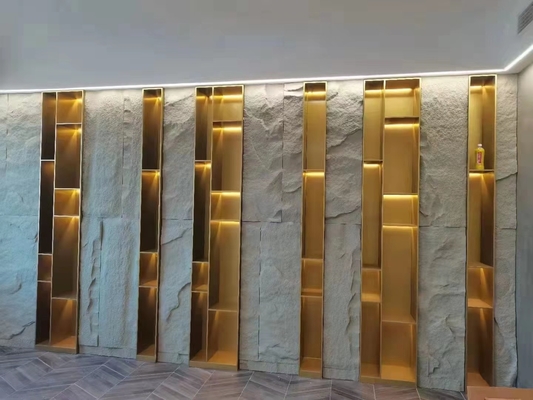 Bagno in acciaio inossidabile 304 Niche di doccia a parete con luci per ristrutturazione del bagno dell'hotel