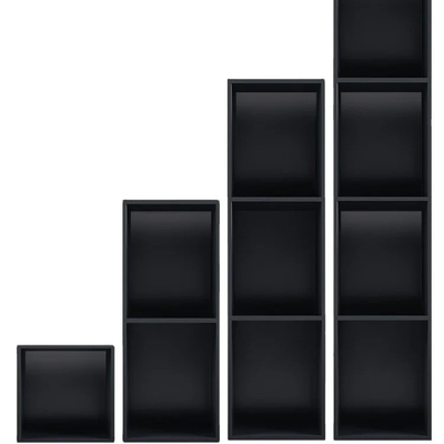 Tavolo per la doccia impermeabile con ripiano doppio e luce a LED stile di design moderno 12x20