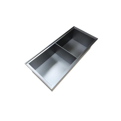 Tavolo per la doccia impermeabile con ripiano doppio e luce a LED stile di design moderno 12x20