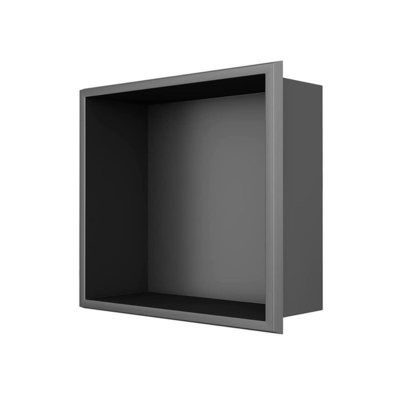 Tavolo per la doccia impermeabile con ripiano doppio e luce a LED stile di design moderno 12x20
