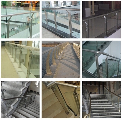 Moderne balustrade di terrazza di ponte progettazioni di ringhiera di ferro per le ringhiere e le maniglie del ponte