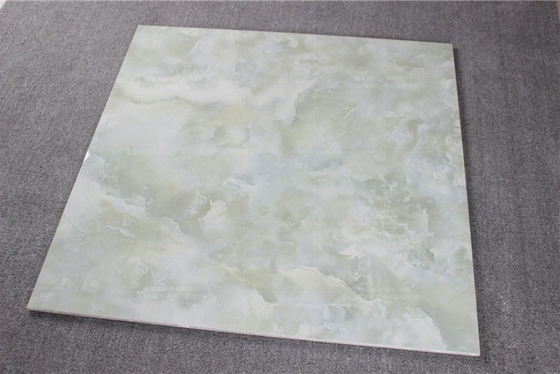 60x60 Piastrelle di ceramica vetrata in marmo verde chiaro per imitazione della struttura della pietra