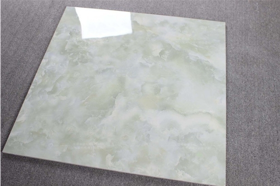 60x60 Piastrelle di ceramica vetrata in marmo verde chiaro per imitazione della struttura della pietra
