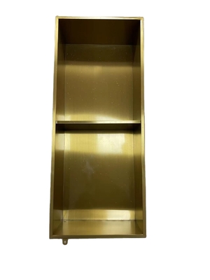 Niche di doccia in acciaio inossidabile impermeabile spazzolato LED 60x30x7 per bagno e bagno