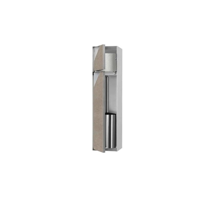 Modern Design Spazzolino da bagno in acciaio inossidabile con nicchia a parete integrata e lampade Salle de Bain 2023
