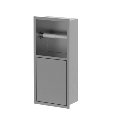 Niche per spazzole da bagno in acciaio inossidabile in finitura spazzolata Perfetto per qualsiasi design del bagno