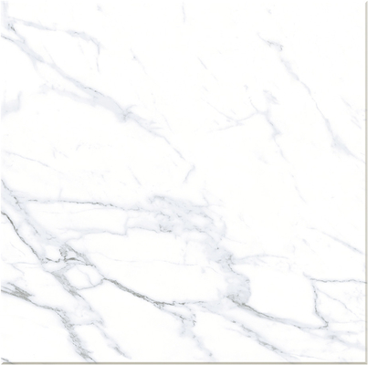 Moderno stile di design piastrelle di porcellana Bianco Carrara bianco per la decorazione del soggiorno
