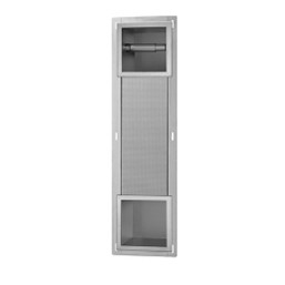 Niche di bagno in acciaio inossidabile spazzolato per carta igienica impermeabile e resistente all' arrugine