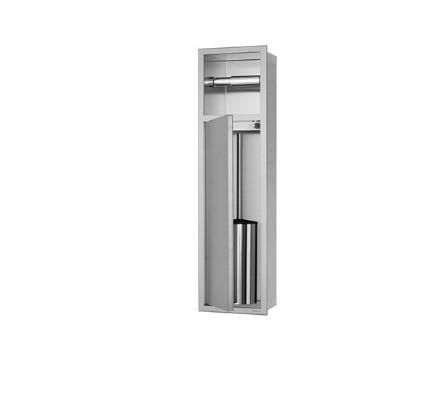 Niche di bagno in acciaio inossidabile spazzolato per carta igienica impermeabile e resistente all' arrugine