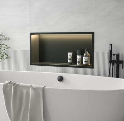 Doccia in acciaio inossidabile impermeabile con design moderno e leggero 12 x 36 recensioni