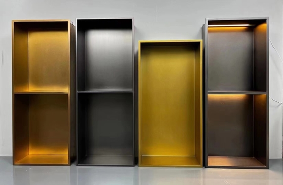 Hotel 5 pollici in acciaio inossidabile nero profondo 900mm Niche doccia per la zona doccia accessori