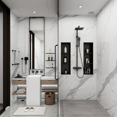 Australia Hotel Bagno Niche Stile di design moderno per spazzolino e bagno
