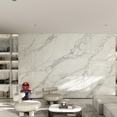 Piastrelle di parete lucide e eleganti per la decorazione interna ed esterna del soggiorno