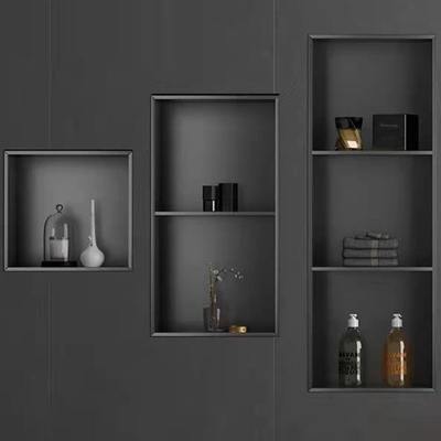 Porcellane Piastrelle Bagno Nichetta doccia con design moderno e luce LED impermeabile