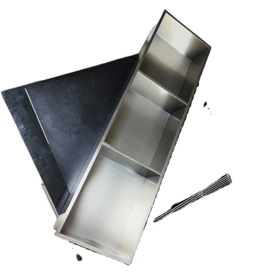 Padiglione di doccia impermeabile con luce a LED ripiano doppio design moderno 12x20 nero