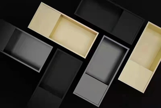 Padiglione di doccia impermeabile con luce a LED ripiano doppio design moderno 12x20 nero