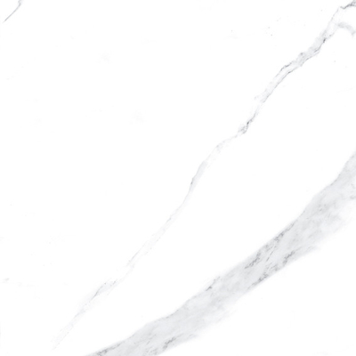 Piastrelle di porcellana lucidate in super bianco 600x600 per il muro del soggiorno interni 24x24 pavimento
