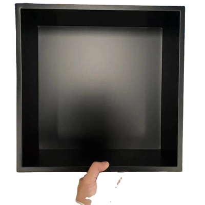 Lowes Custom Size 9 Inch Accessoiri doccia Mensola Nich di parete in nero nero impermeabile