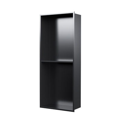 Lowes Custom Size 9 Inch Accessoiri doccia Mensola Nich di parete in nero nero impermeabile