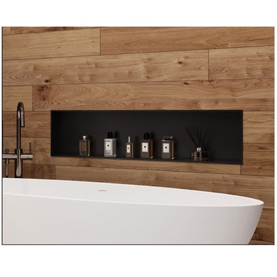Niche di doccia in acciaio inossidabile elettroplata con materiali a striscia LED impermeabili