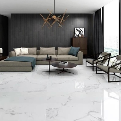 Piastrelle interne in marmo da 60x60 per il soggiorno Assorbimento dell'acqua 0,5% Piastrelle quadrate occasionali