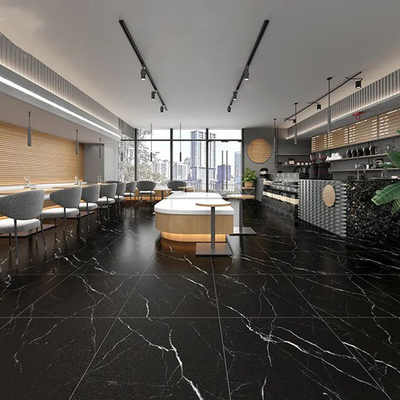 GradeAAA Porcellana Eco-Friendly Matte Black Marmo Cerca per effetto di pietra naturale