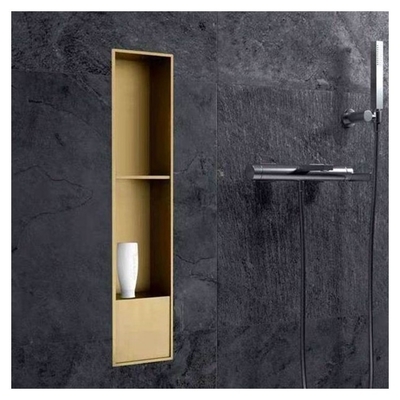 Nichetta per doccia a muro in acciaio inossidabile 304 impermeabile e elegante