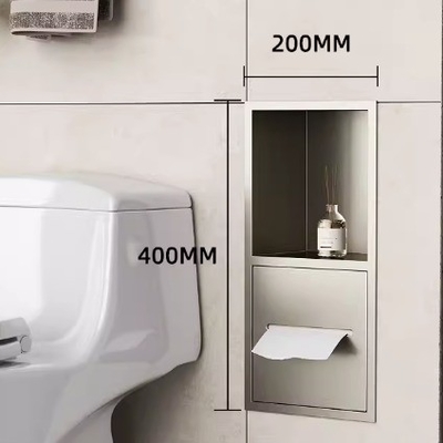 Nich di doccia in acciaio inossidabile impermeabile per soluzioni per la decorazione domestica e il deposito del bagno