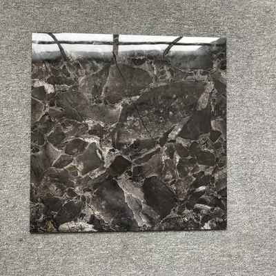 60 x 60 cm Porcelanato Piastrelle da pavimento in marmo a quadri in bianco e nero in finitura opaca